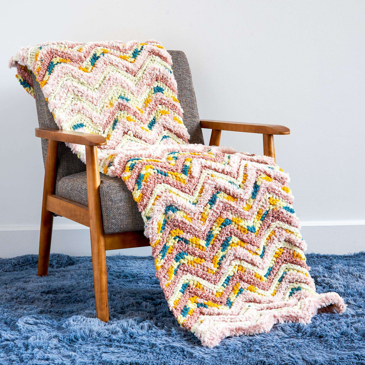 Crochet Blanket made in Bernat Casa yarn