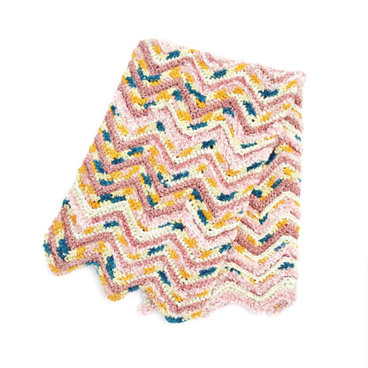 Bernat Chevron Cottage Crochet Blanket Crochet Blanket made in Bernat Casa yarn