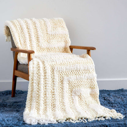 Bernat Meet Me In The Middle Crochet Blanket Crochet Blanket made in Bernat Casa yarn