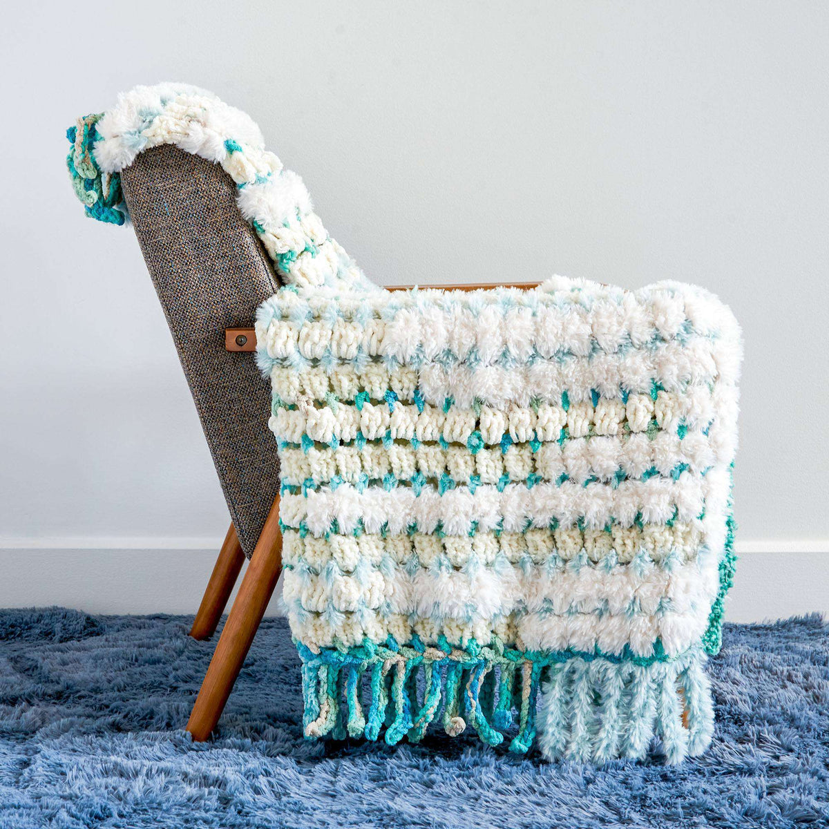 Crochet Blanket made in Bernat Casa yarn