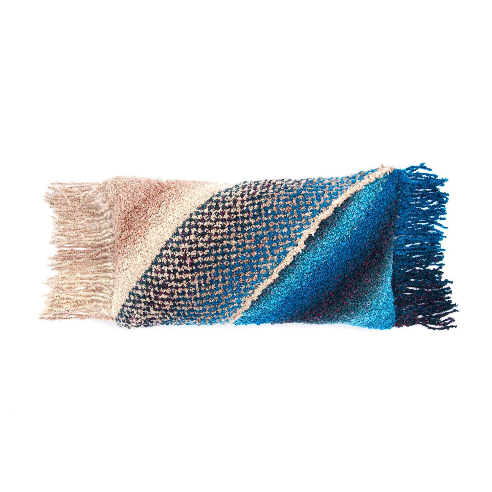 Free Bernat Color Slash Knit Pillow Pattern