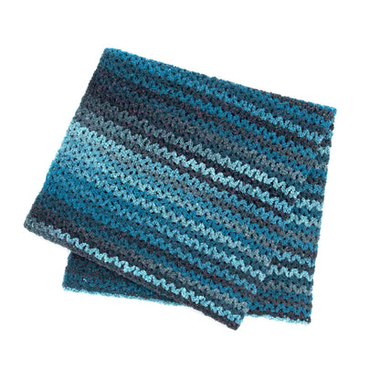 Bernat Wide V-Stitch Crochet Blanket Single Size