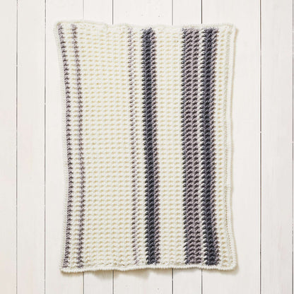 Stitch Club Jane's Simple Stripes Crochet Baby Blanket + Tutorial M