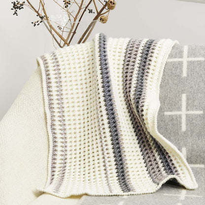 Stitch Club Jane's Simple Stripes Crochet Baby Blanket + Tutorial M