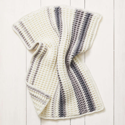 Stitch Club Jane's Simple Stripes Crochet Baby Blanket + Tutorial M