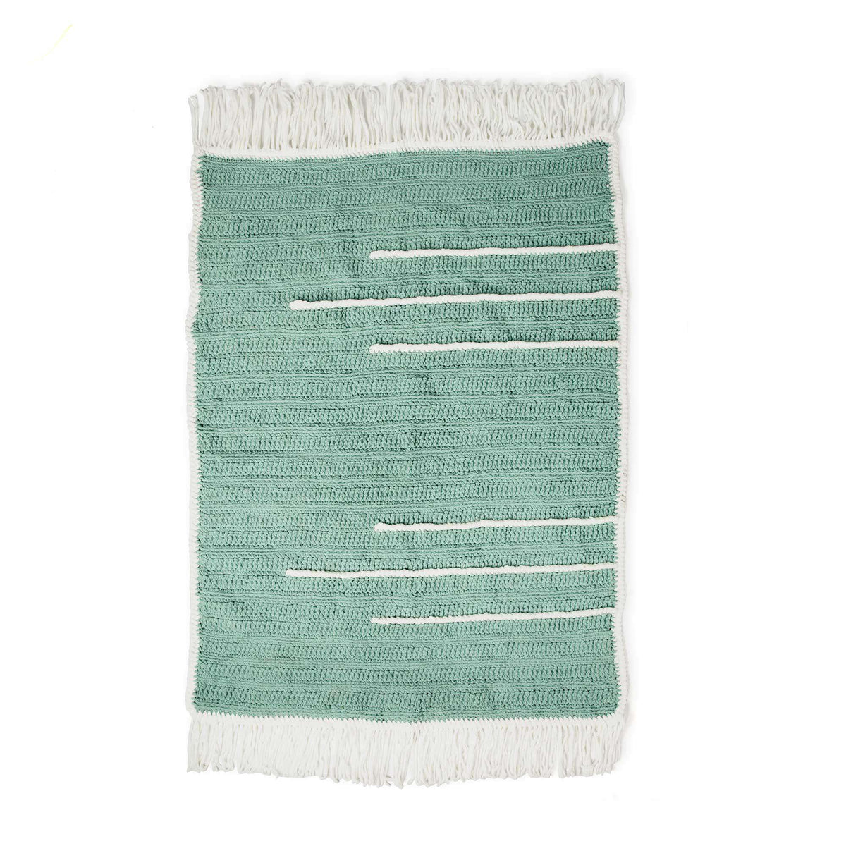 Crochet Blanket made in Bernat Blanket Sparkle yarn