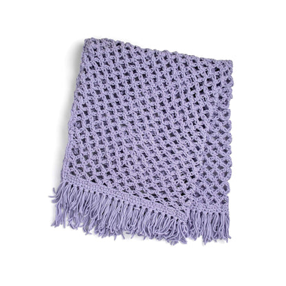 Bernat Sparkle Love Knot Crochet Blanket Crochet Blanket made in Bernat Blanket Sparkle yarn