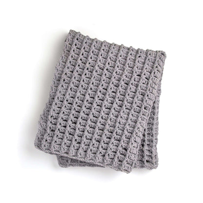 Bernat Bricks Crochet Blanket Sparkle Crochet Blanket made in Bernat Blanket Sparkle yarn