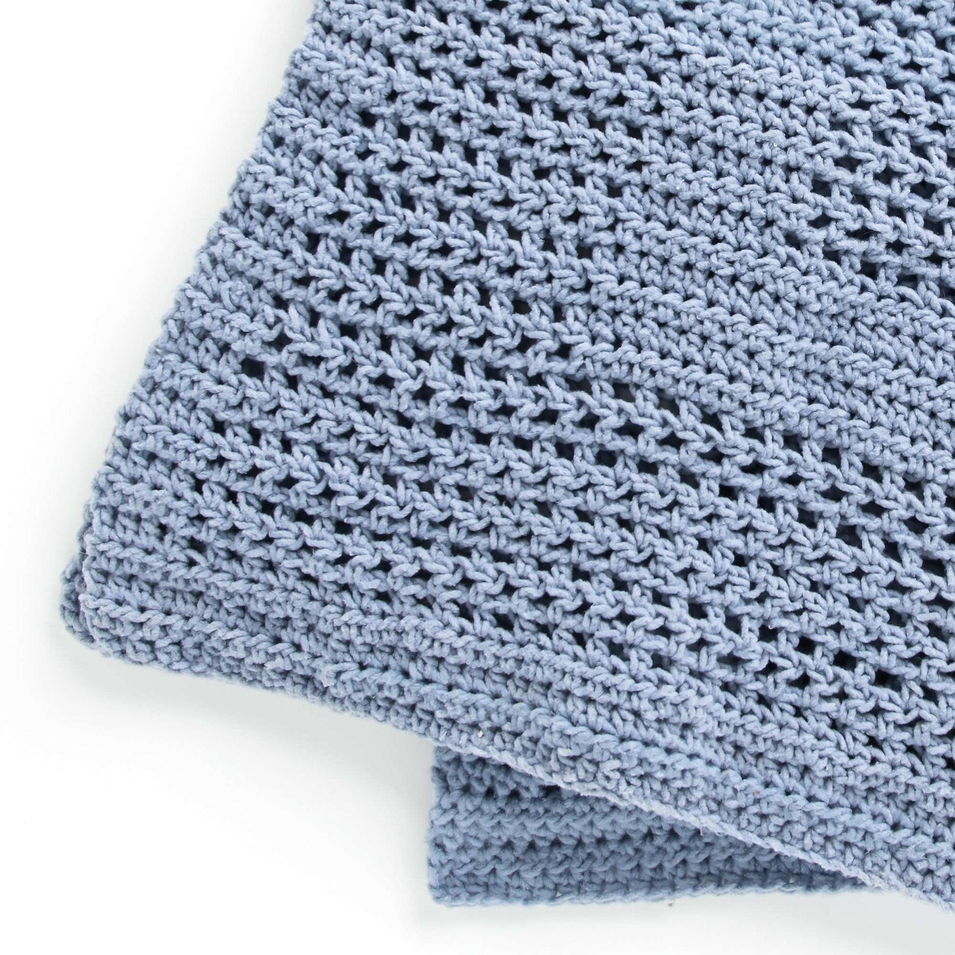 Free Bernat Crochet Simple Framed Blanket Pattern