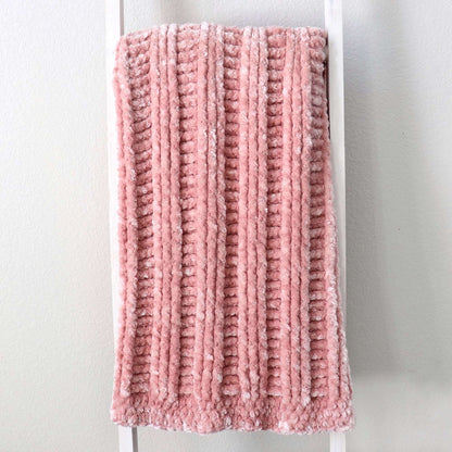 Bernat Velvet Post Lines Crochet Throw Single Size