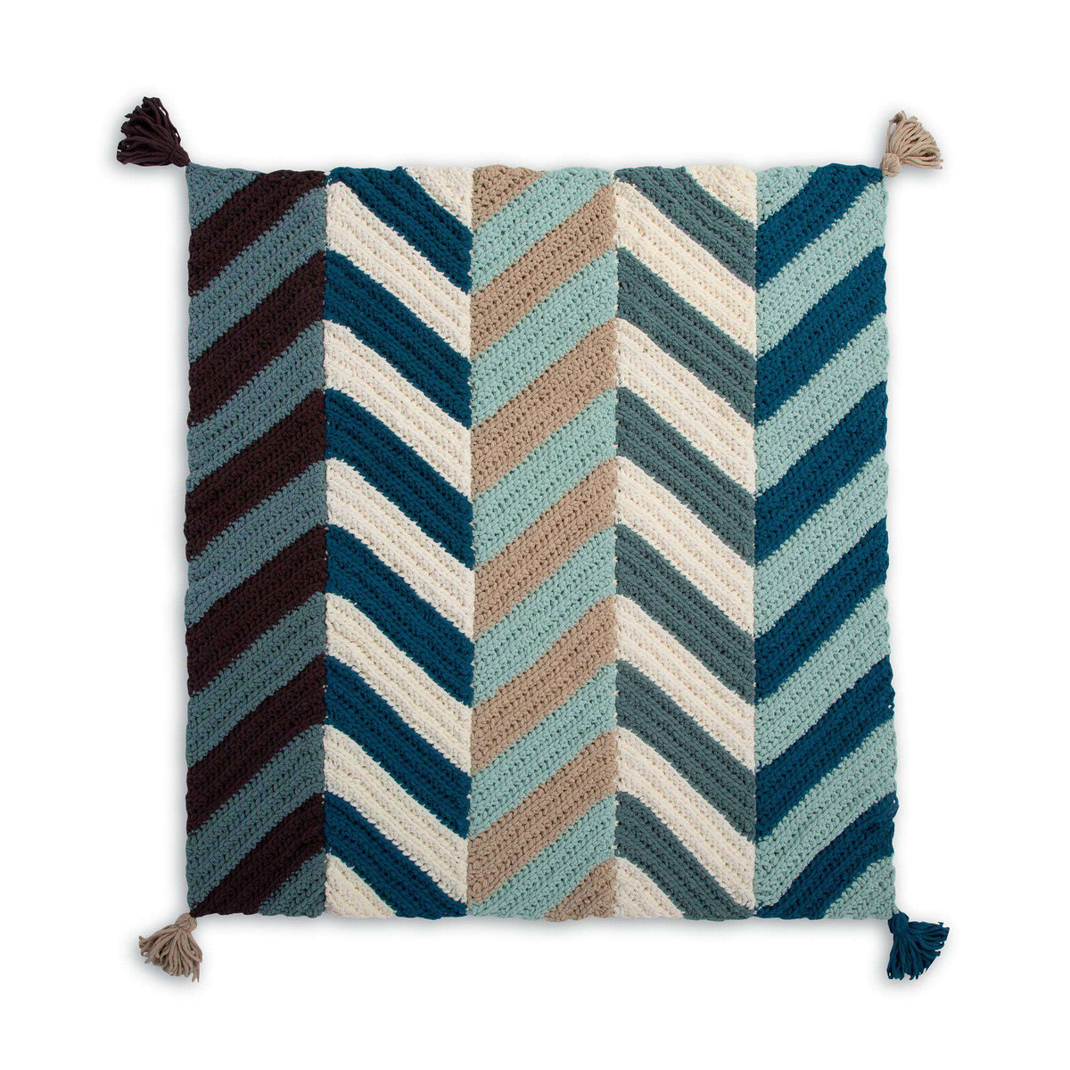 Crochet Blanket made in Bernat Blanket O'Go yarn