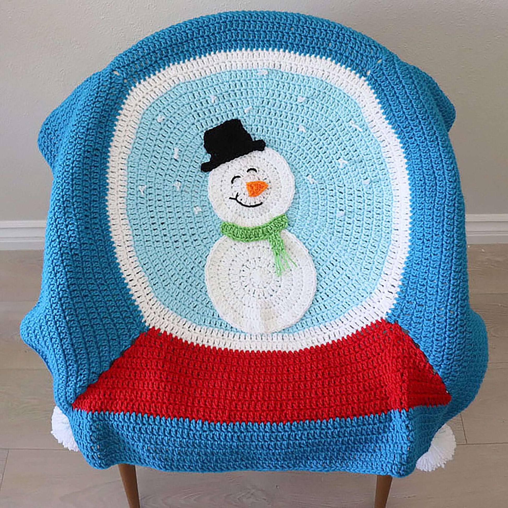 Free Bernat Snow Globe Crochet Blanket By Repeat Crafter Me Pattern