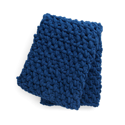 Crochet Blanket made in Bernat Blanket Extra Thick yarn