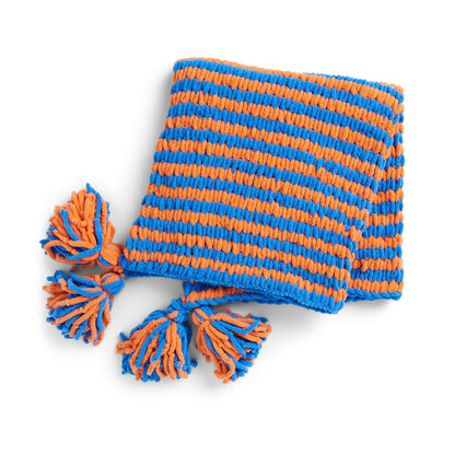 Bernat Crochet Blanket EZ Stripe Hype Crochet Blanket Version 1