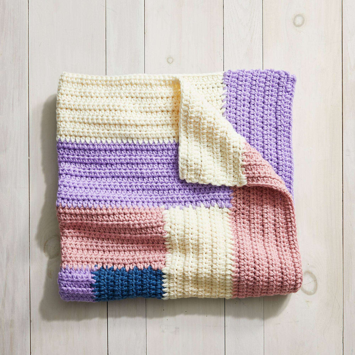 Crochet Blanket made in Bernat Softee Baby Chunky yarn