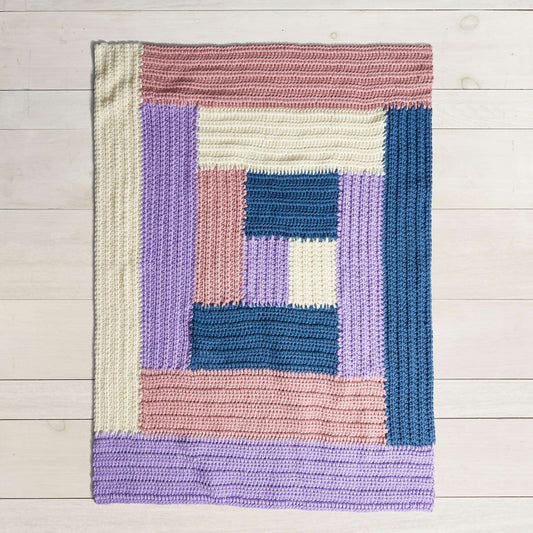 Crochet Blanket made in Bernat Softee Baby Chunky yarn