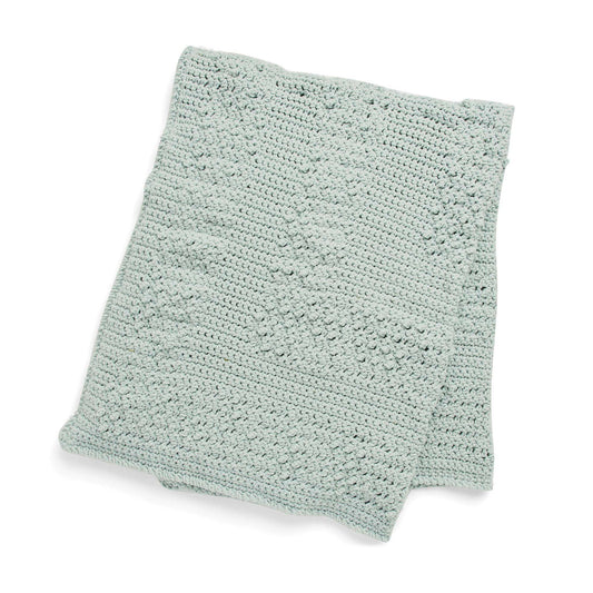 Crochet Blanket made in Bernat Forever Fleece yarn