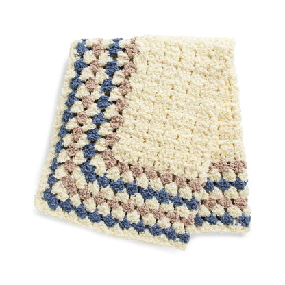 Bernat Crochet Square Frame Blanket Crochet Blanket made in Bernat Sheepy yarn