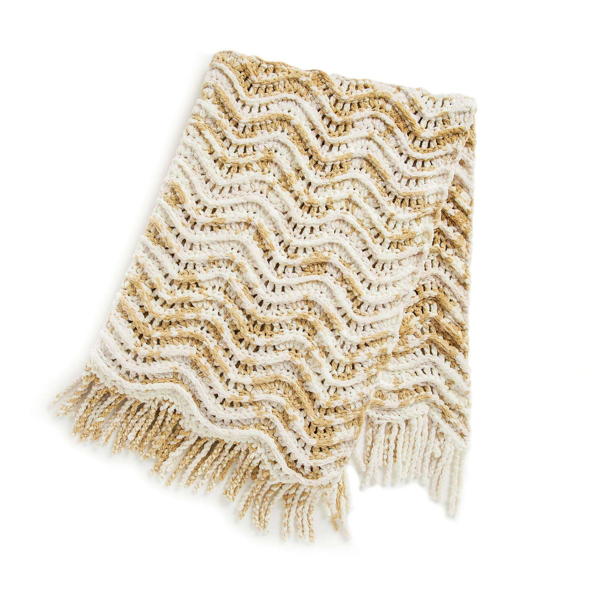 Free Bernat Big Splash Crochet Blanket Pattern