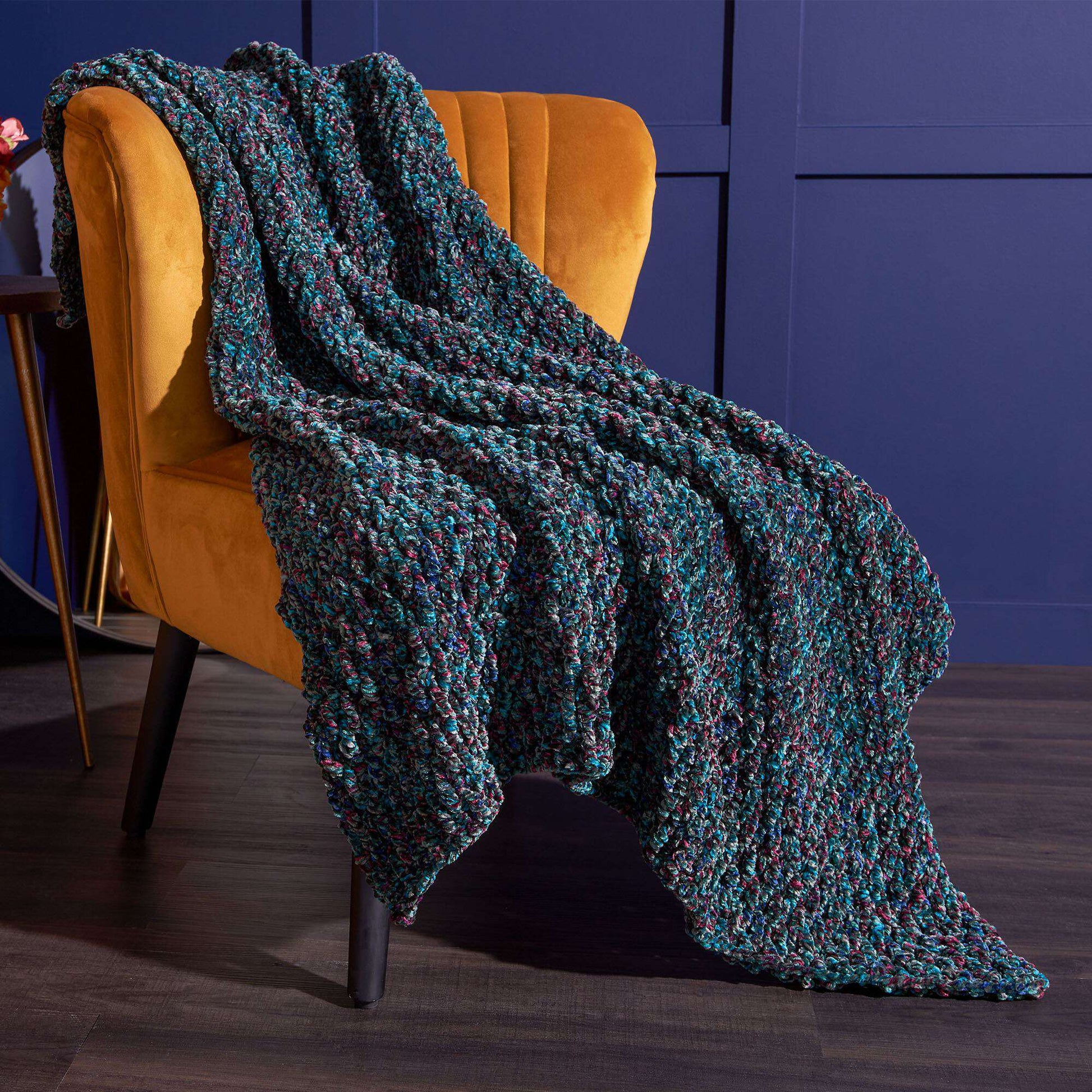 Bernat Velvet Yarn Patterns: Textured Baby Blanket - Craft-Mart