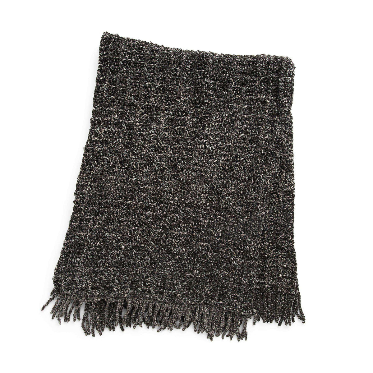 Crochet Blanket made in Bernat Velvet Twist yarn