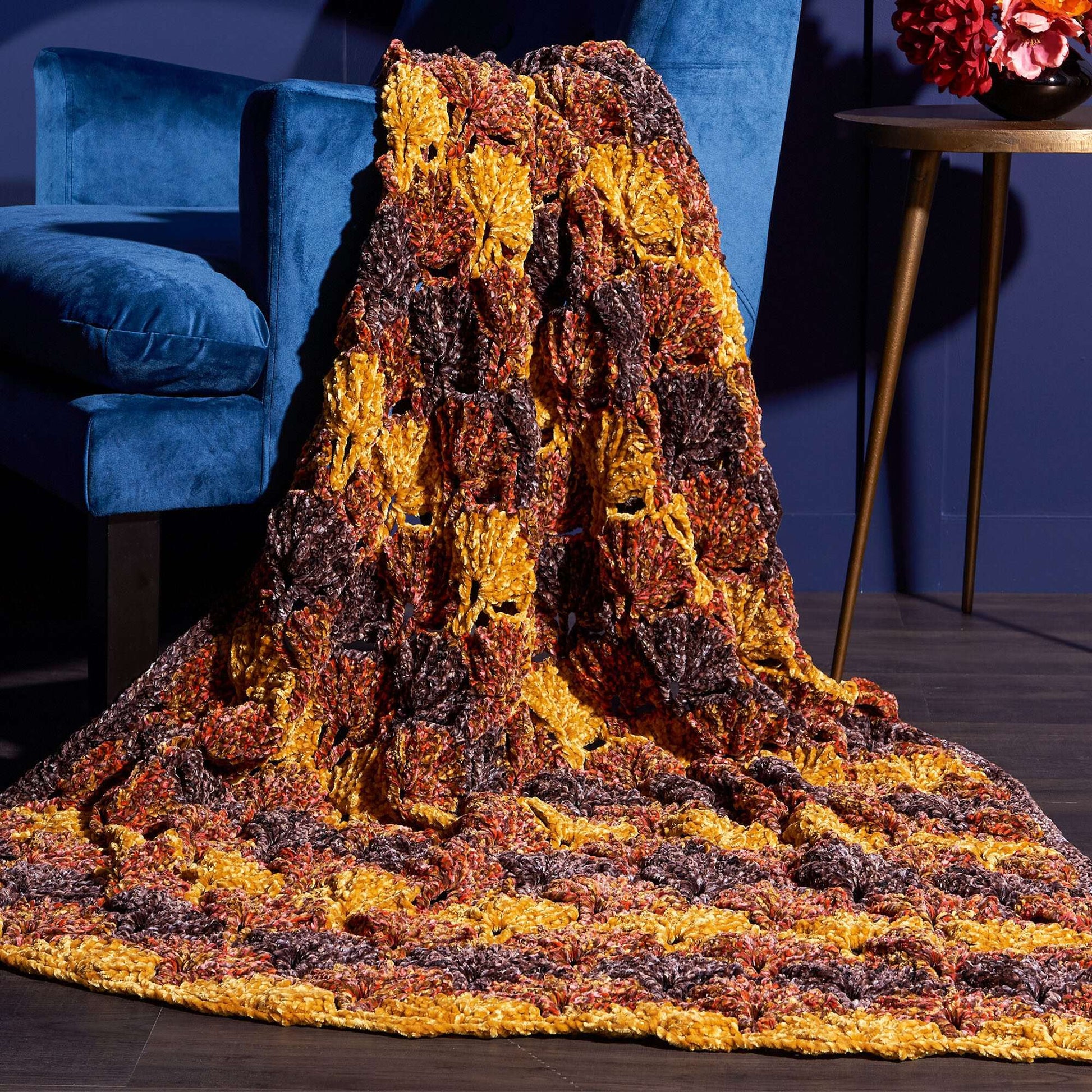 Bernat Rising Moon Crochet Blanket Yarnspirations