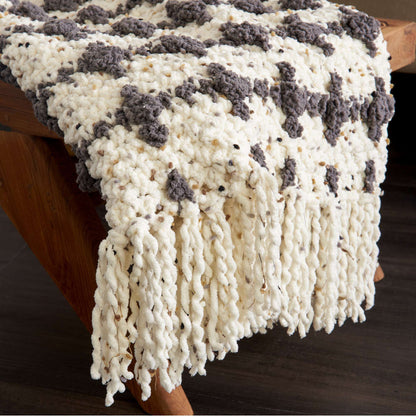 Bernat Bobble Grid Crochet Blanket Crochet Blanket made in Bernat Blanket Confetti yarn