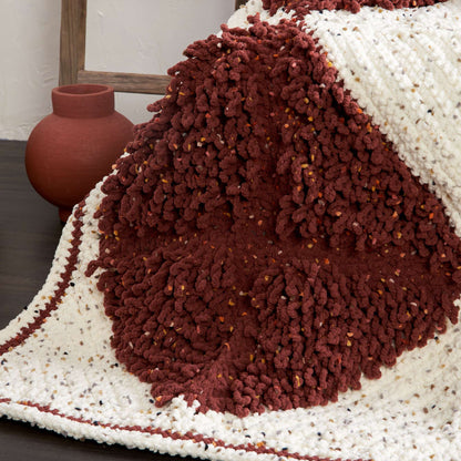 Bernat Loopy Diamond Crochet Blanket Crochet Blanket made in Bernat Blanket Confetti yarn