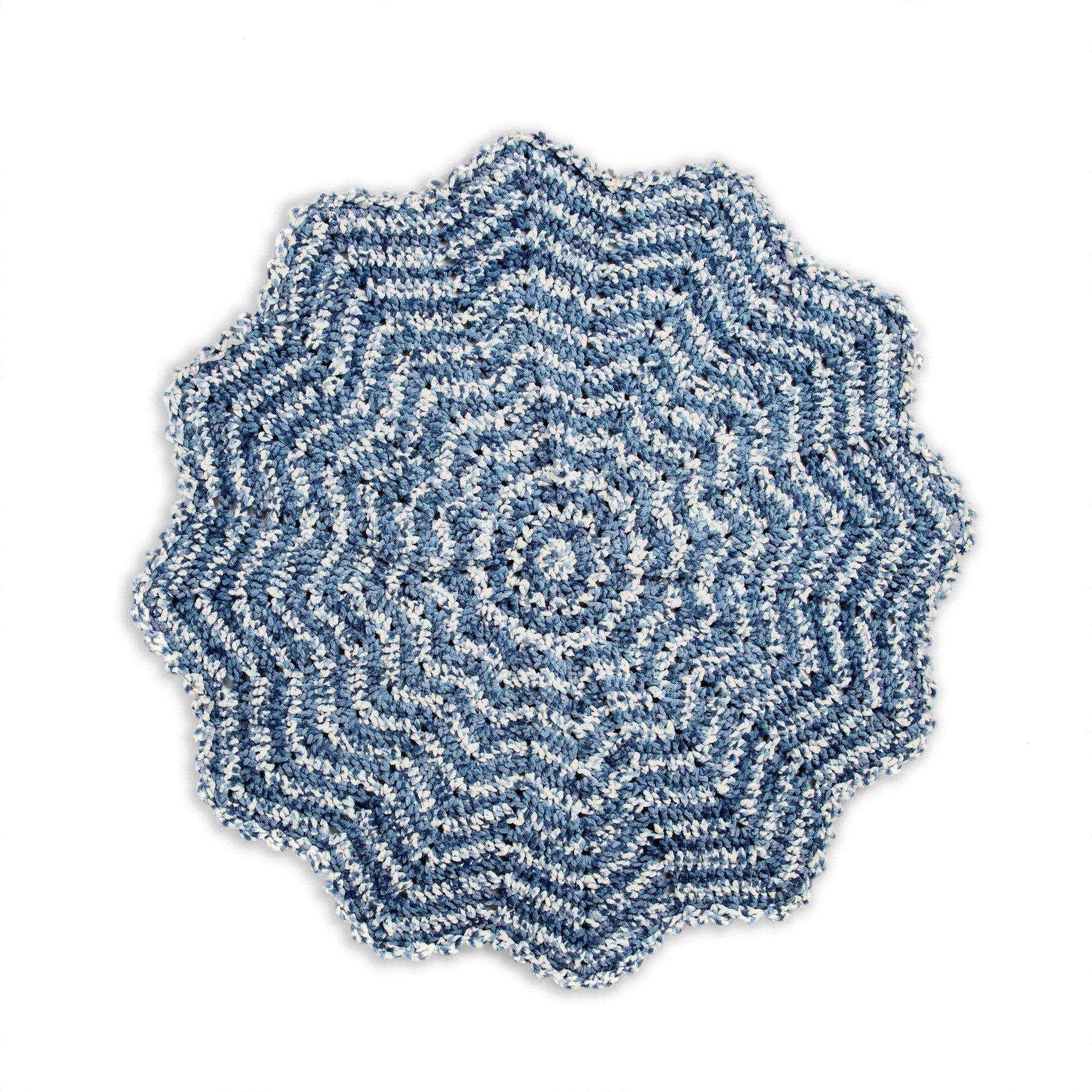 Free Bernat Lots Of Dots Crochet Baby Blanket Pattern