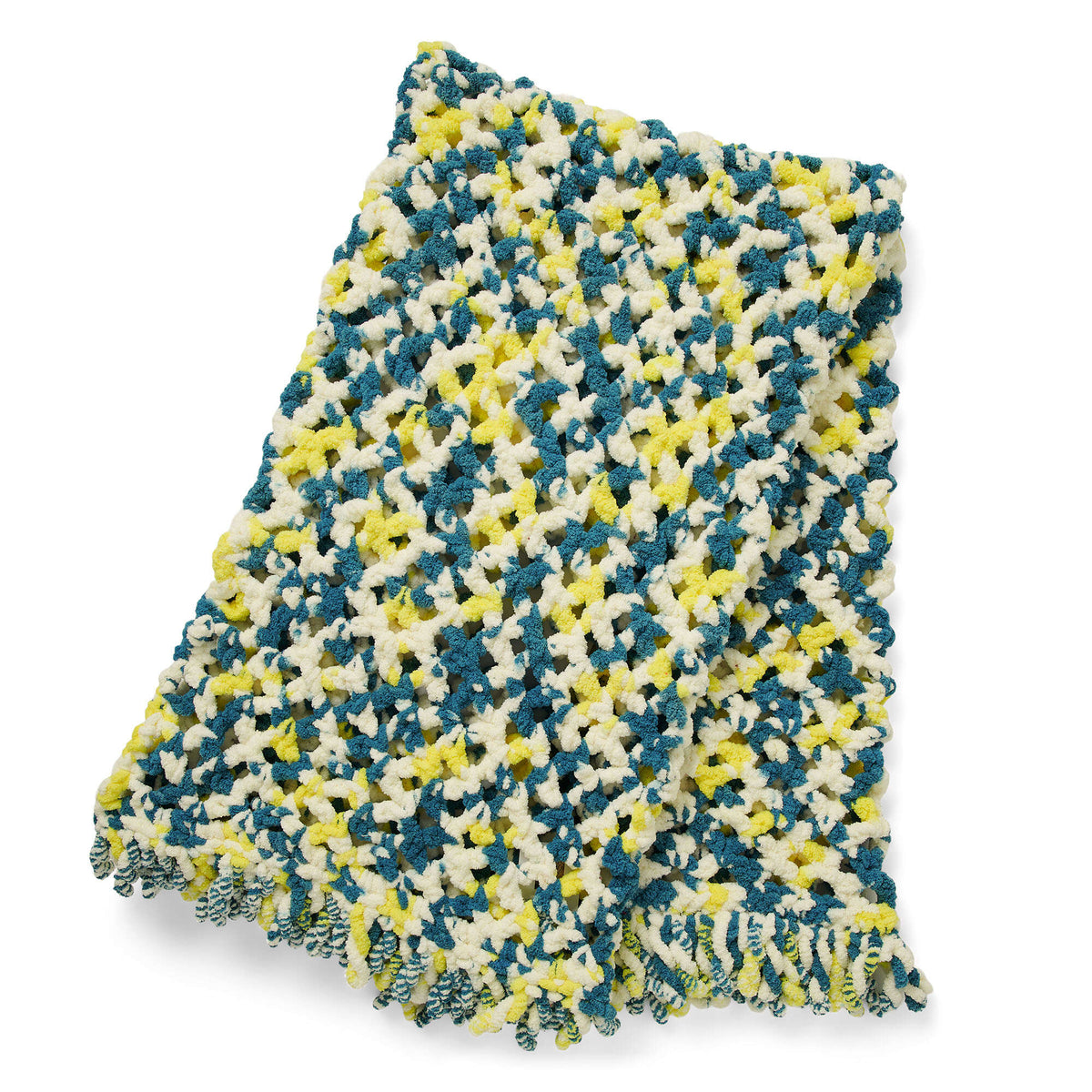 Crochet Blanket made in Bernat Blanket Extra yarn