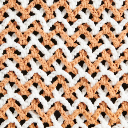 Bernat Lattice Crochet Blanket Crochet Blanket made in Bernat Forever Fleece yarn