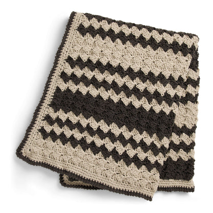 Bernat Alternating Texture Stitch Crochet Blanket Crochet Blanket made in Bernat Forever Fleece yarn