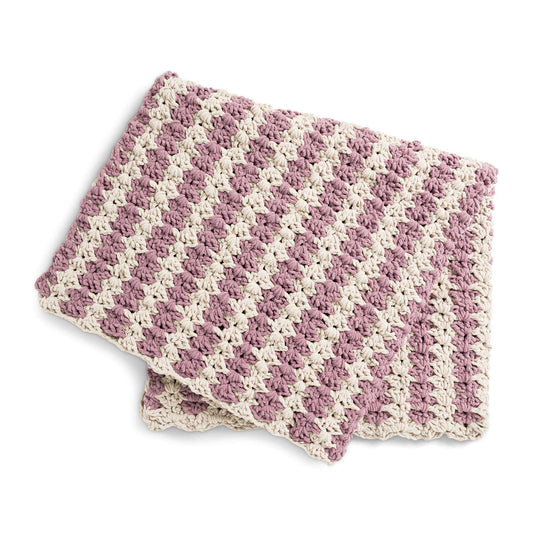 Crochet Blanket made in Bernat Blanket yarn