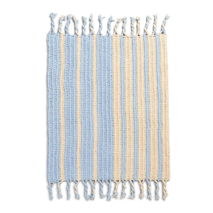 Bernat Vertical Ridges Crochet Blanket Single Size