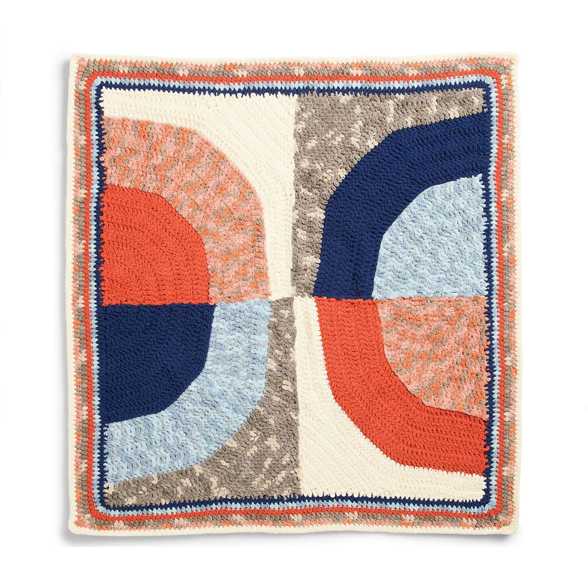 Crochet Blanket made in Bernat Blanket yarn