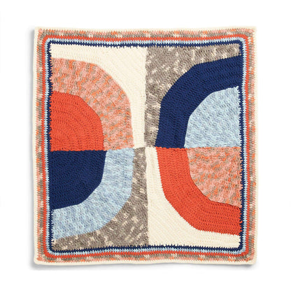 Bernat Half Moon Crochet Blanket Crochet Blanket made in Bernat Blanket yarn