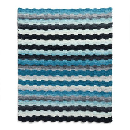 Bernat Waving Stripes Crochet Blanket Crochet Blanket made in Bernat Blanket Perfect Phasing Yarn