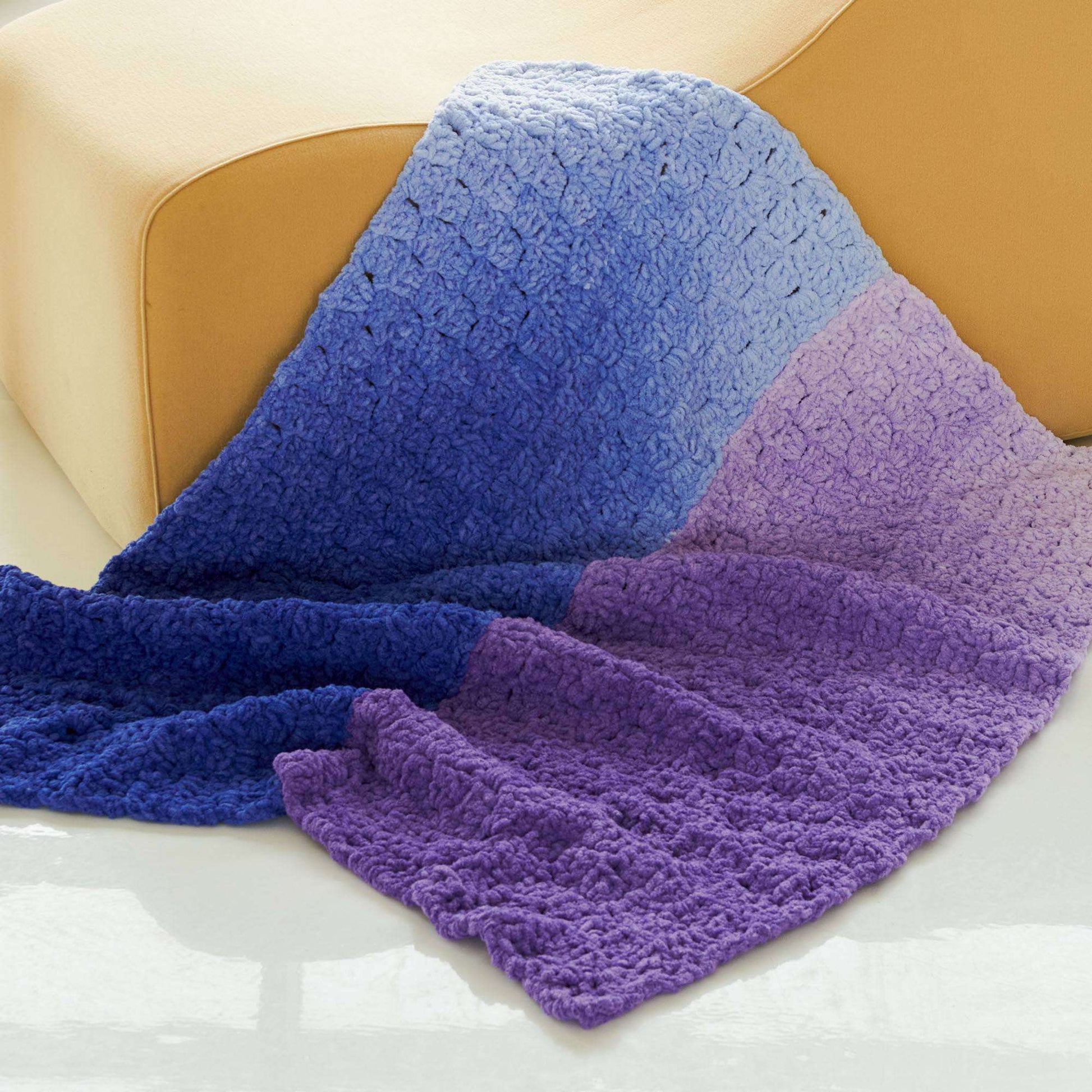 Bernat Chevron C2C Crochet Blanket Yarnspirations