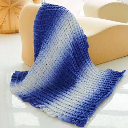 Bernat Faded Bricks Crochet Blanket Crochet Blanket made in Bernat Blanket Perfect Phasing yarn