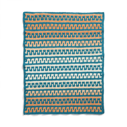 Bernat Meandros Mosaic Crochet Blanket Crochet Blanket made in Bernat Blanket Perfect Phasing yarn