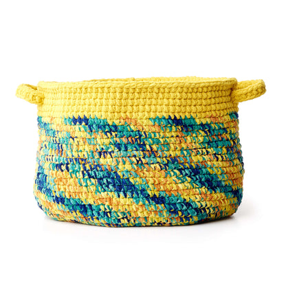 Bernat Dip Edge Crochet Basket Single Size