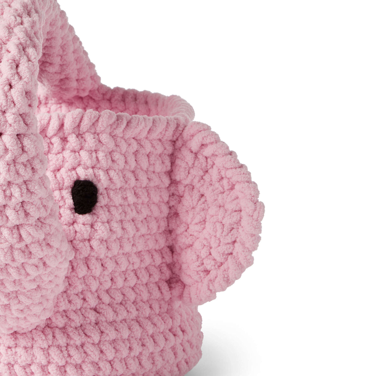 Crochet Basket made in Bernat Baby Blanket yarn