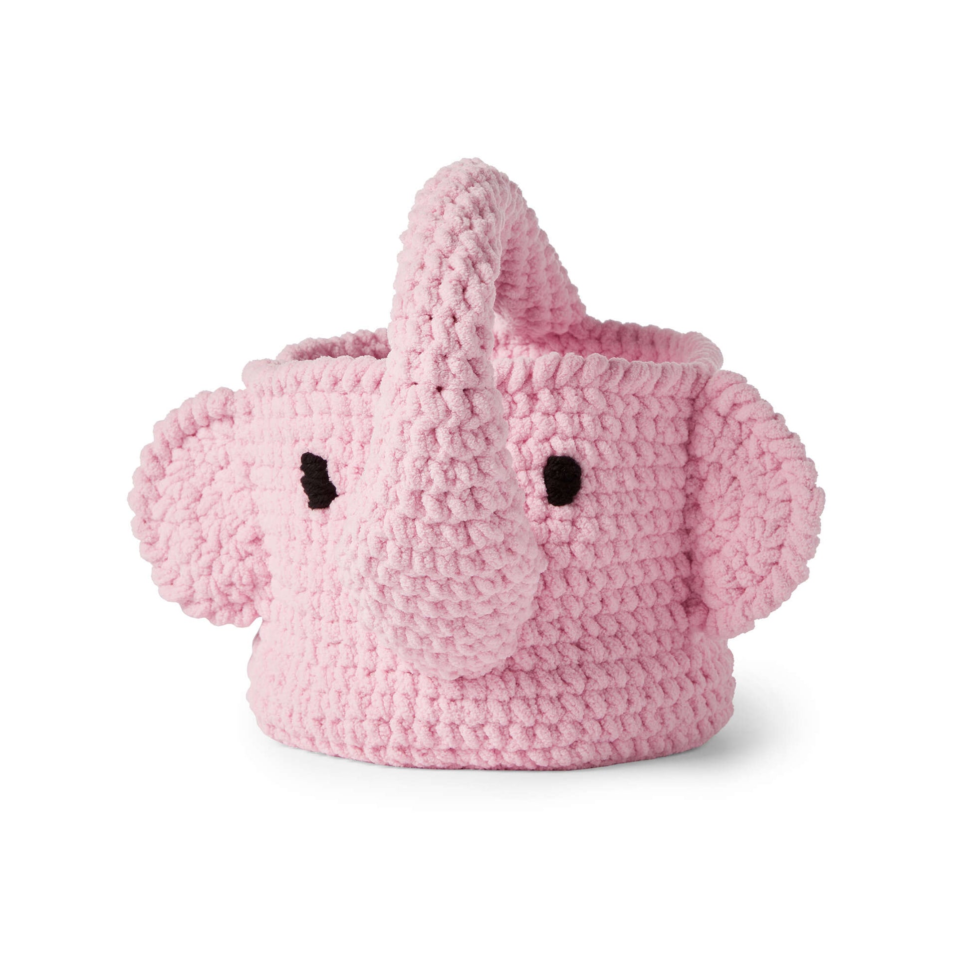 Free Bernat Crochet Elephant Basket Pattern