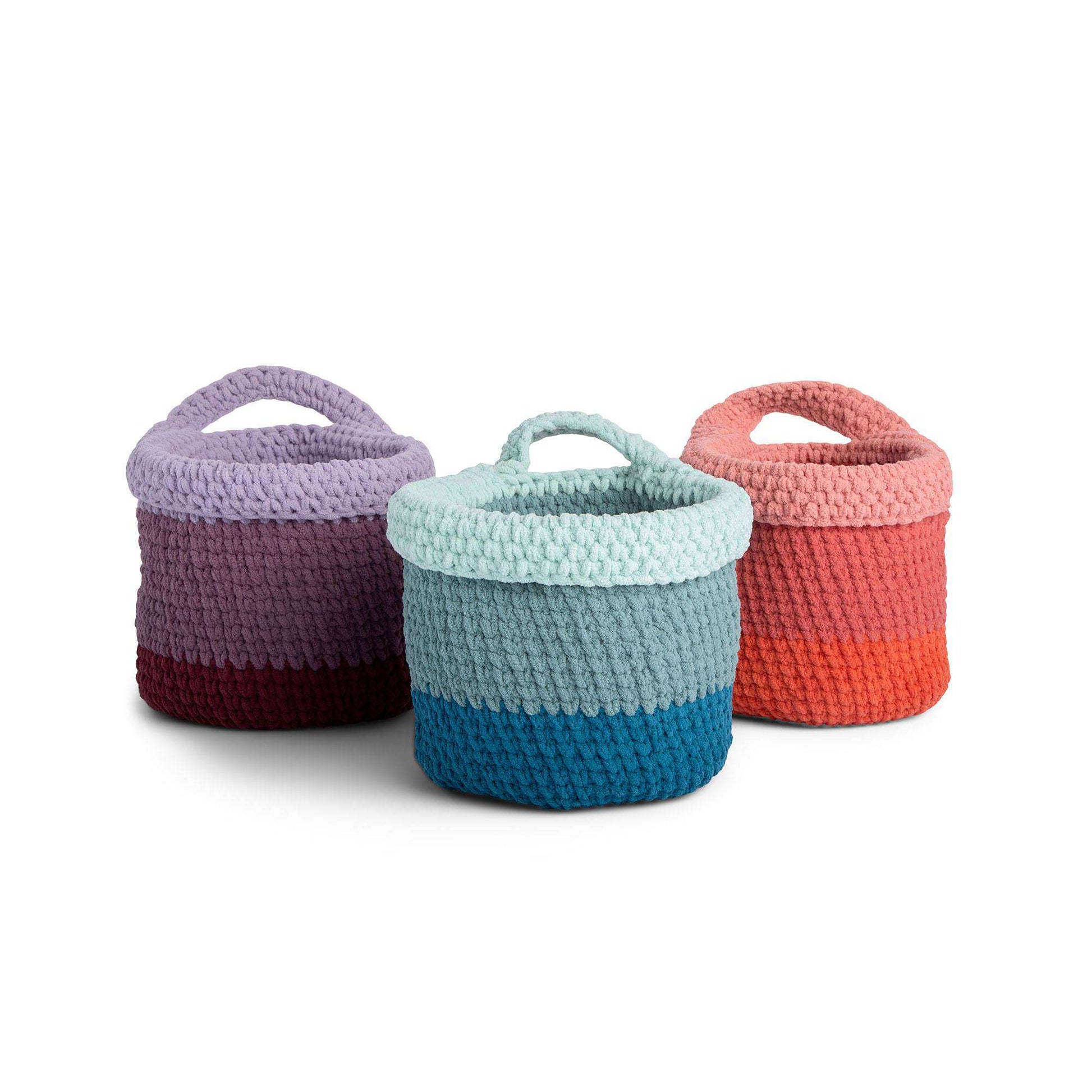 Free Bernat Crochet One And Done Hanging Basket Pattern