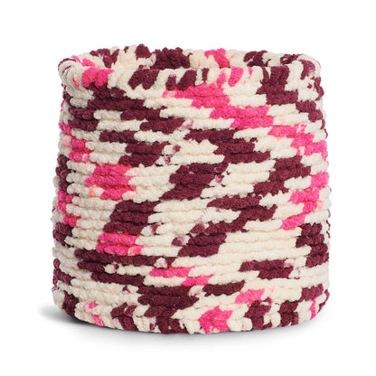Bernat Crochet Spiral Ridge Basket Crochet Basket made in Bernat Blanket Extra yarn