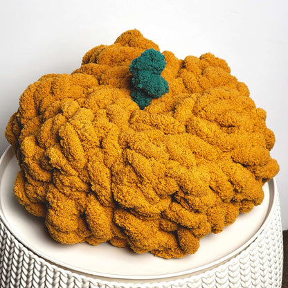 Bernat Chunky Crochet Pumpkin Crochet Interior Décor made in Bernat Blanket Big yarn