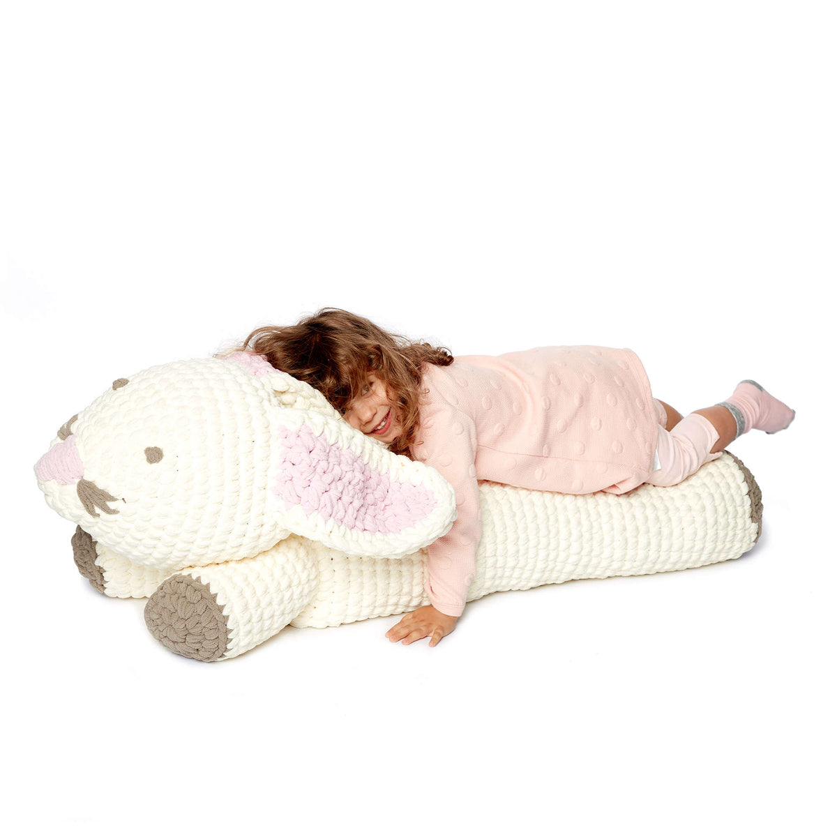 Crochet Pillow made in Bernat Baby Blanket yarn