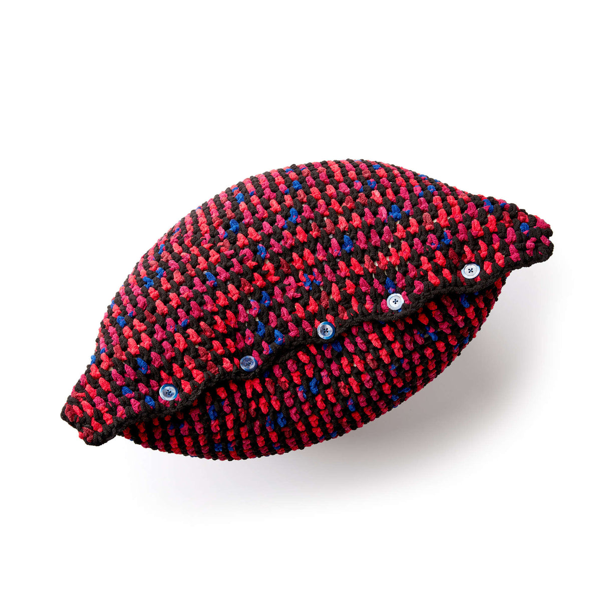 Crochet Pillow made in Bernat Blanket yarn