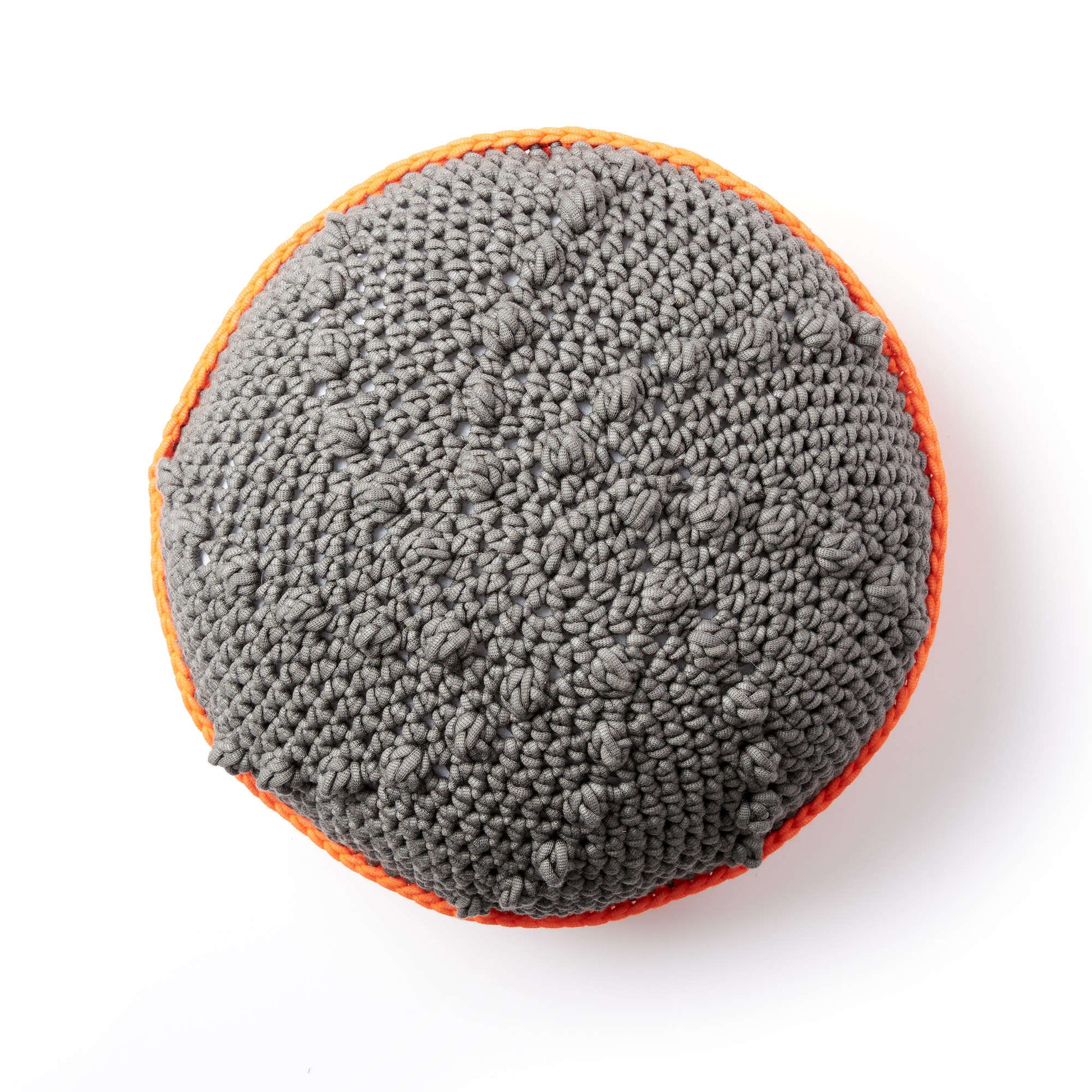 Free Bernat Bobble Go Round Crochet Pillow Pattern