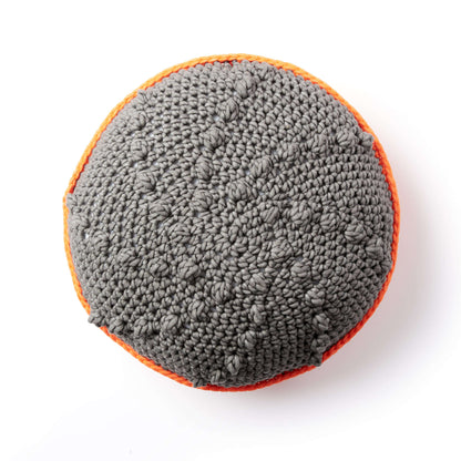 Bernat Bobble Go Round Crochet Pillow Crochet Pillow made in Bernat Maker Outdoor yarn